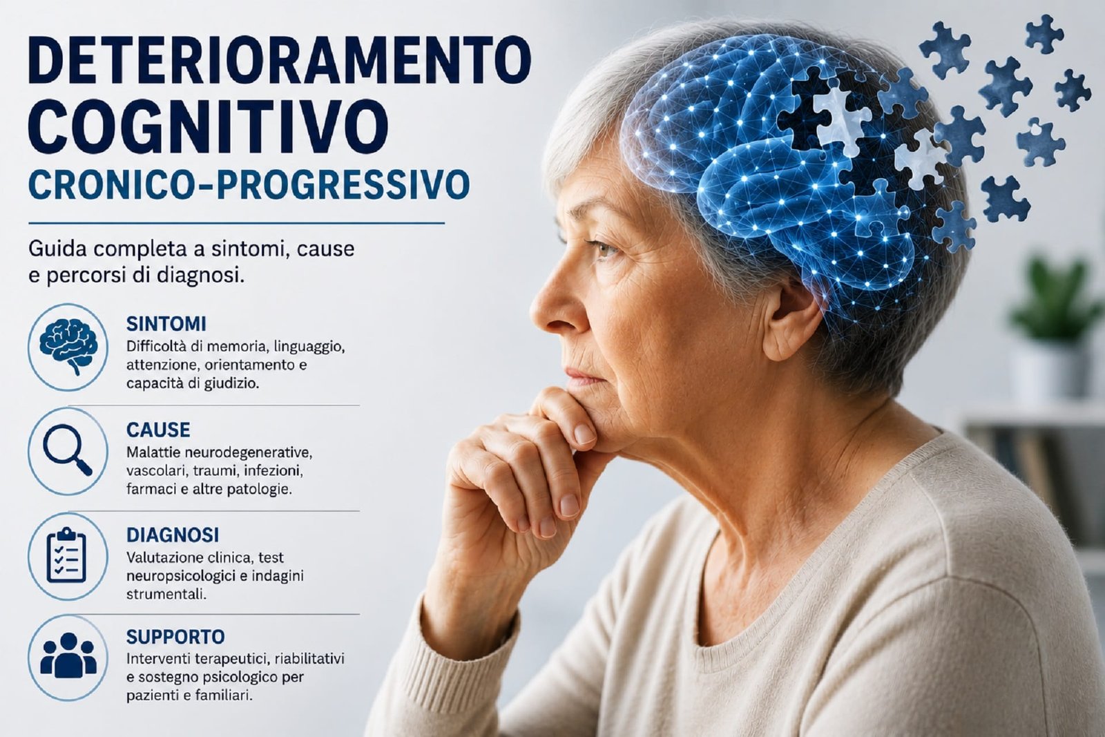 demenza o deterioramento cognitivo progressivo