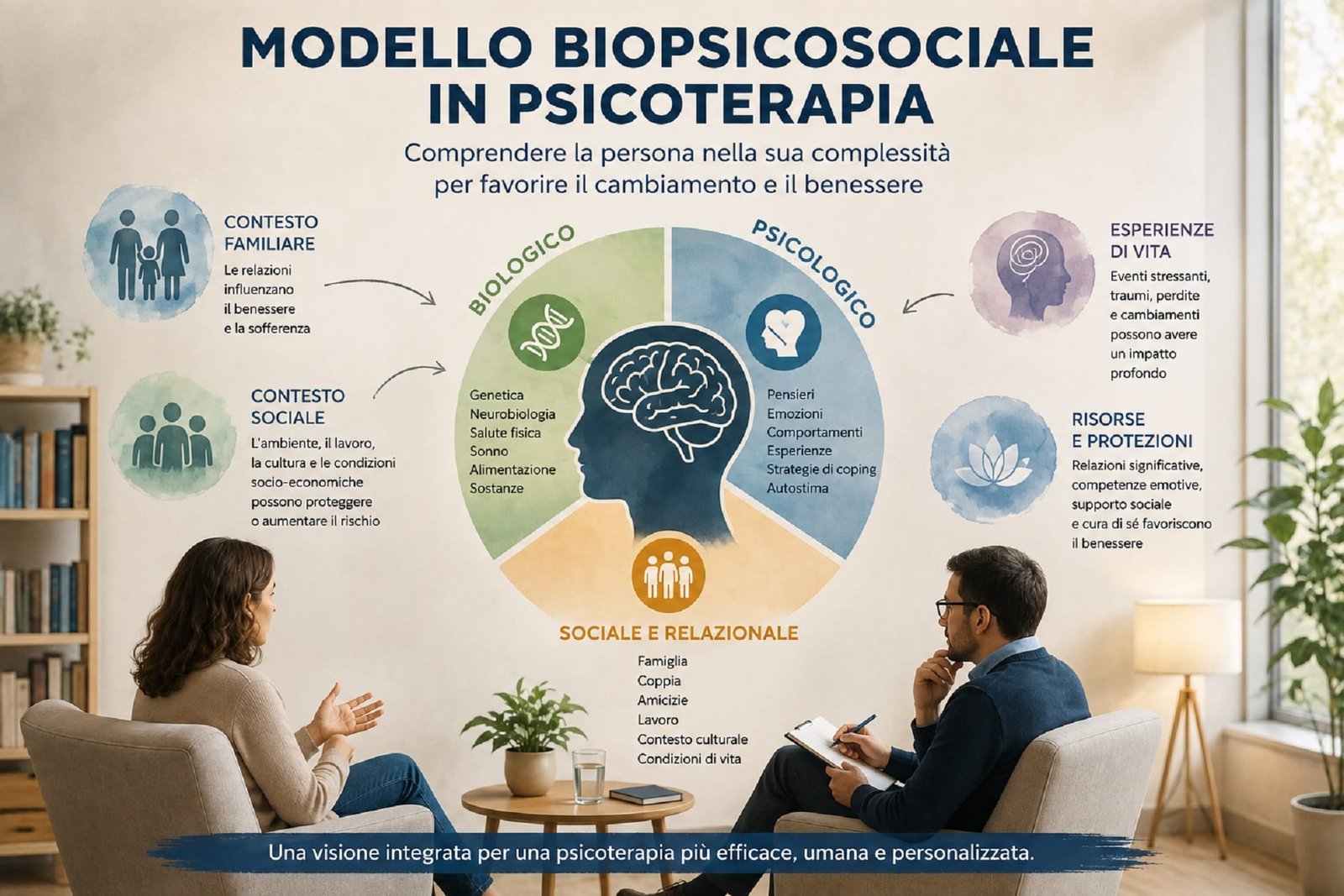 modello biopsicosociale in psicoterapia
